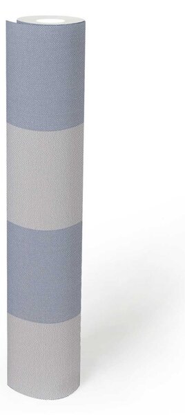A.S. Création | Vliesová tapeta na stenu Pure Elegance 3979-04 | 0,53 x 10,05 m | biela, modrá