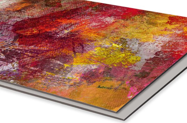 DIMEX | Dibond doska za kuchynskú linku | DBW-08040-160 Abstraktný múr| 80 x 40 cm
