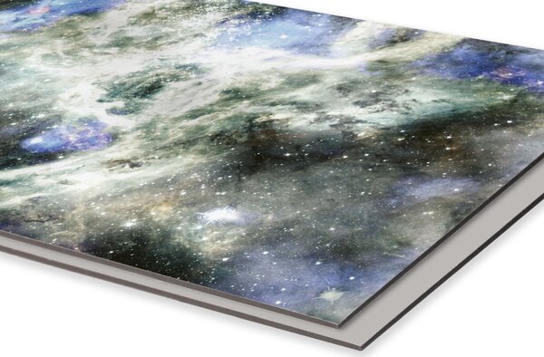 DIMEX | Dibond doska za kuchynskú linku | DBW-08060-239 Hlboký vesmír | 80 x 60 cm