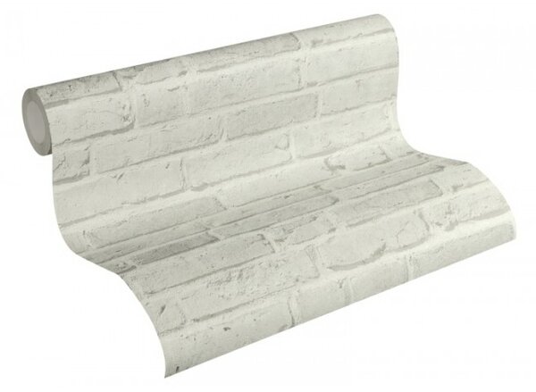 A.S. Création | Vliesová tapeta na stenu Best of Wood & Stone 35581-4 | 0,53 x 10,05 m | šedá