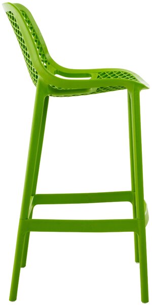 Plastová barová stolička Air - Zelená