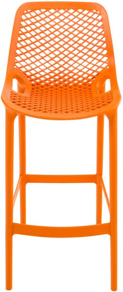 Plastová barová stolička Air - Oranžová