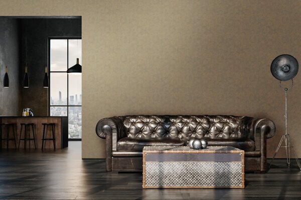 A.S. Création | Vliesová tapeta na stenu My Home My Spa 38698-3 | 0,53 x 10,05 m | metalická, šedá