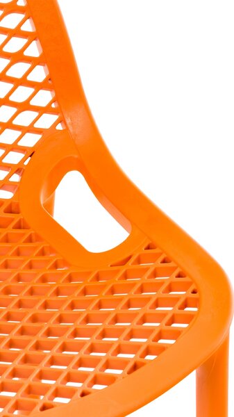 Plastová barová stolička Air - Oranžová