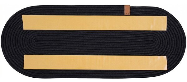 Čierne nášľapy na schody v súprave 16 ks 25x65 cm Milo – Vitaus