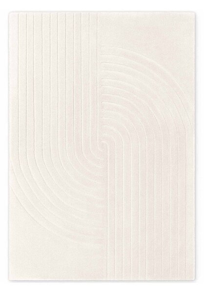 Krémovobiely ručne tkaný vlnený koberec 160x230 cm Arcura – Vikosa