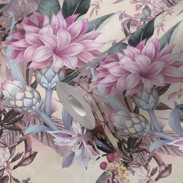 A.S. Création | Vliesová tapeta na stenu Dream Flowery 38177-4 | 0,53 x 10,05 m | viacfarebná
