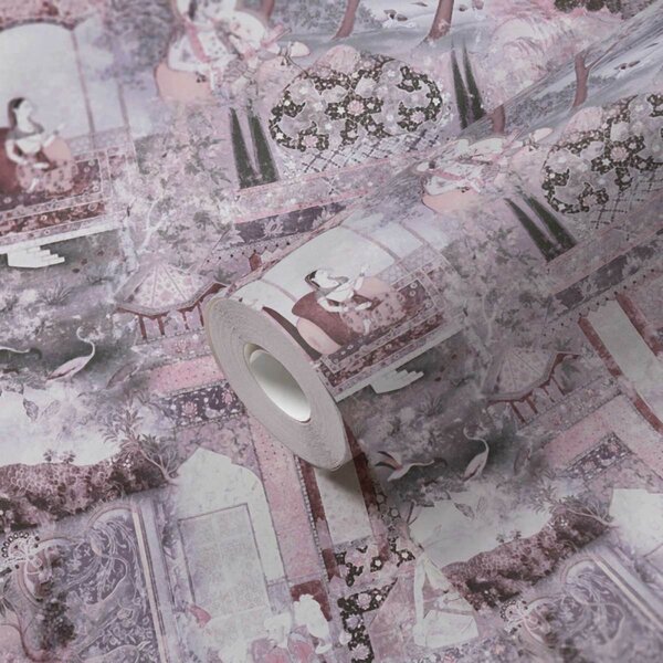 A.S. Création | Vliesová tapeta na stenu Dream Flowery 38174-4 | 0,53 x 10,05 m | viacfarebná