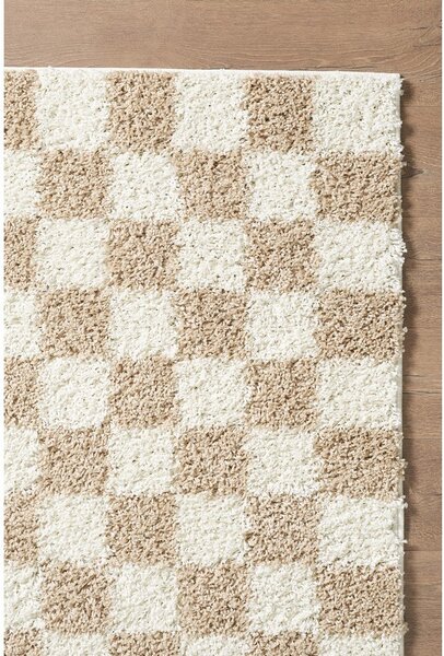 Béžový/krémovobiely koberec 120x170 cm Grida – ESTE