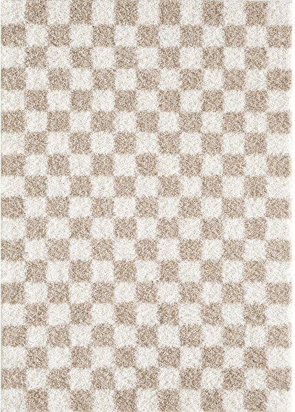 Béžový/krémovobiely koberec 120x170 cm Grida – ESTE