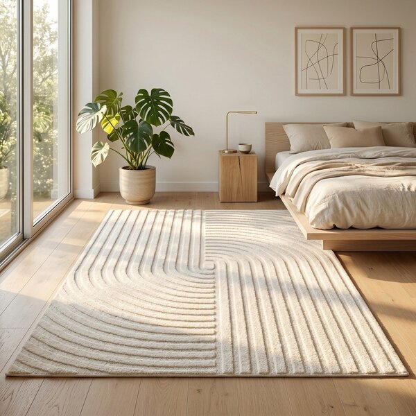 Krémovobiely koberec 120x170 cm Serenity – ESTE