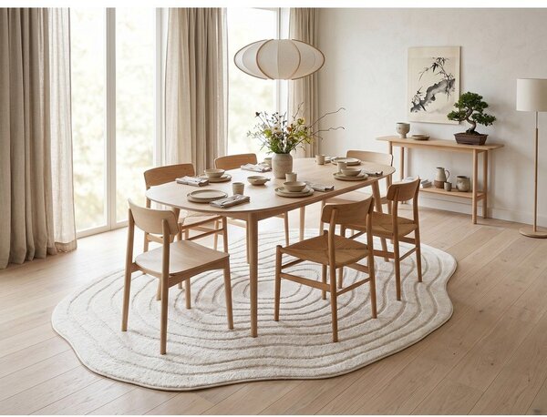 Krémovobiely koberec 160x230 cm Pebble – ESTE