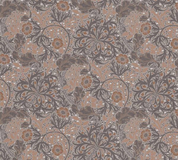 A.S. Création | Vliesová tapeta na stenu Art of Eden 39059-3 | 0,53 x 10,05 m | oranžová, hnedá