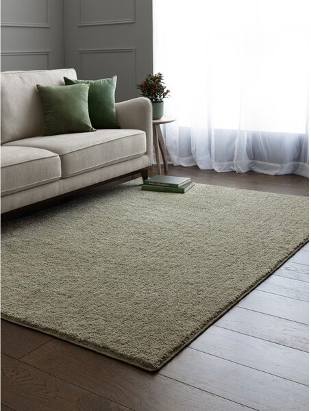 Zelený prateľný koberec 80x150 cm Super Snug – Asiatic Carpets
