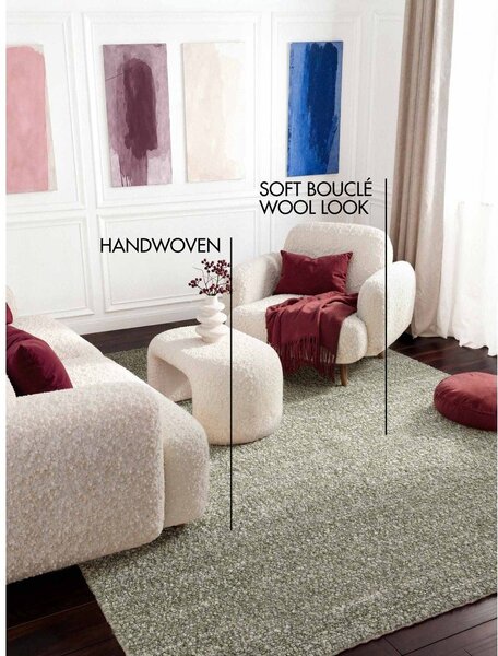 Svetlozelený ručne tkaný koberec 120x170 cm Notting Hill Portobello – Ted Baker