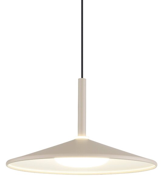 Globo LED závesné svietidlo Lampone v pieskovej farbe, dĺžka 95 cm, kovové, 3-pl., Krémová / jantárovo žltá, Obývacia izba / jedáleň, kov, Moderný, Závesné svietidlo