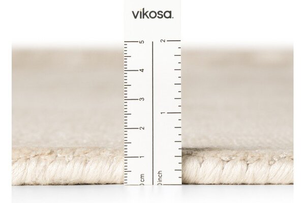 Slonovinový ručne tkaný koberec z viskózy 120x180 cm Noemi – Vikosa