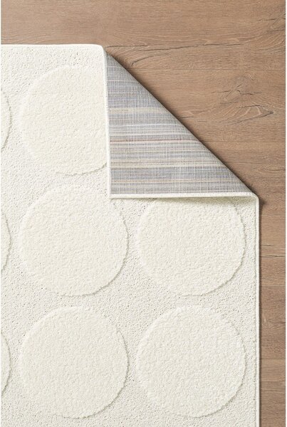 Krémovobiely koberec 120x170 cm Bubble – ESTE