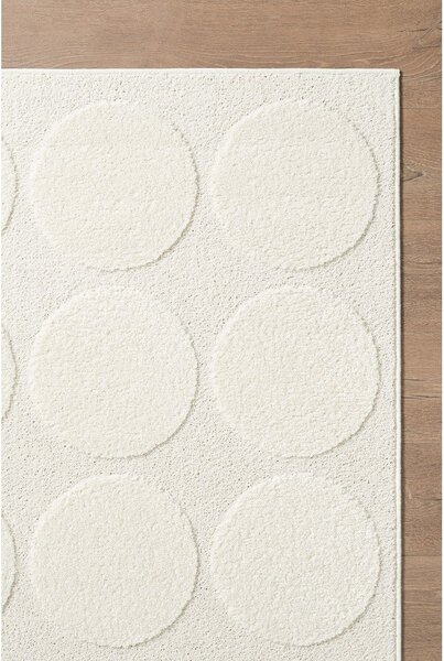 Krémovobiely koberec 120x170 cm Bubble – ESTE