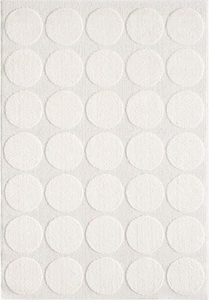 Krémovobiely koberec 120x170 cm Bubble – ESTE