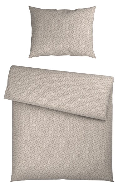 POSTEĽNÁ BIELIZEŇ, satén, taupe, 140/200 cm Novel - Obliečky & plachty