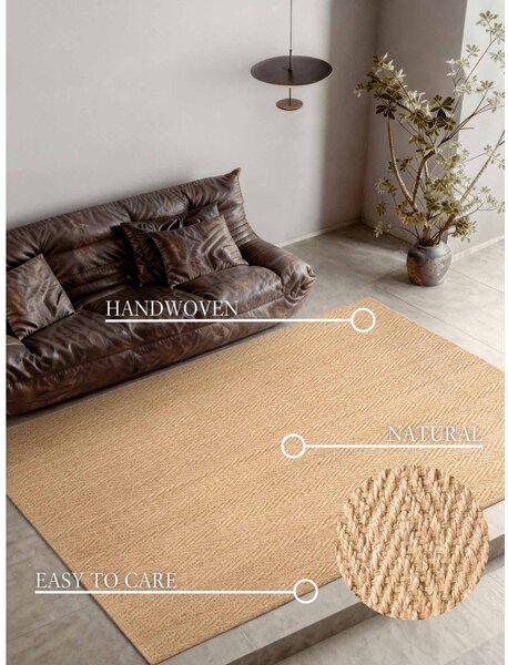 Ručne tkaný jutový koberec v svetlo prírodnej farbe 160x230 cm Mirabelle – Villeroy&Boch