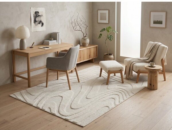 Krémovobiely koberec 120x170 cm Dune – ESTE