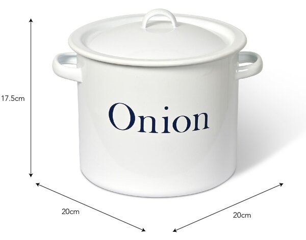Smaltovaná nádoba na cibuľu Onion