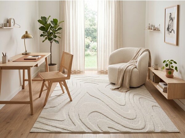Krémovobiely koberec 120x170 cm Dune – ESTE