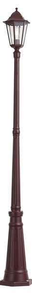 Klasická vonkajšia lampa tmavočervená 213 cm IP44 - Havana