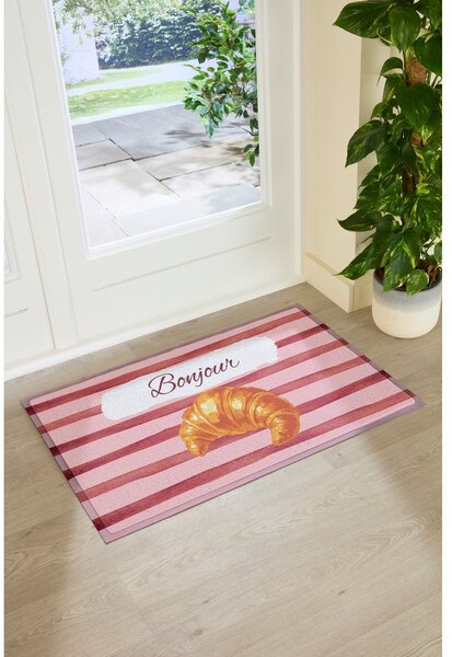 Rohožka z PVC 40x70 cm Croissant Bonjour – Artsy Doormats