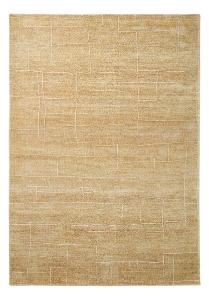 Ručne tkaný koberec v horčicovej farbe 160x230 cm Eloda – Kave Home