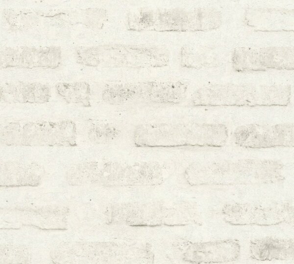 A.S. Création | Vliesová tapeta na stenu New Walls 37422-2 | 0,53 x 10,05 m | biela, šedá