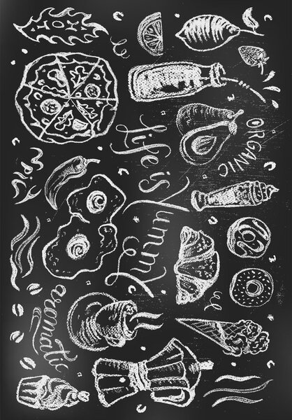 Čierny prateľný koberec 50x80 cm Life Is Yummy – Vitaus