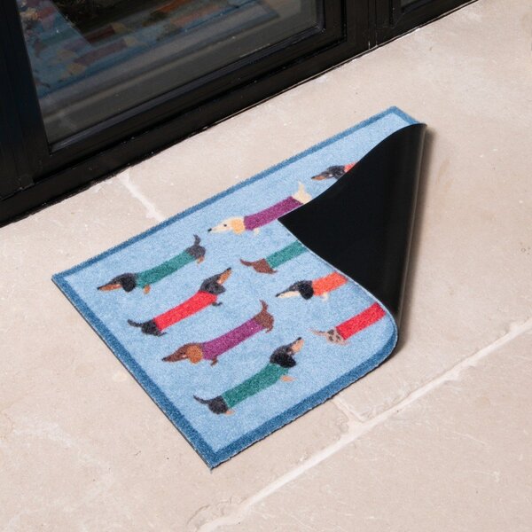 Textilná rohožka 40x60 cm Dachshund – Artsy Doormats