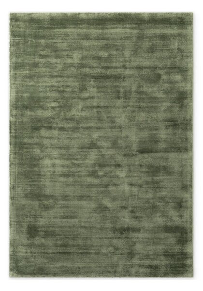 Zelený ručne tkaný koberec z viskózy 80x150 cm Noemi – Vikosa