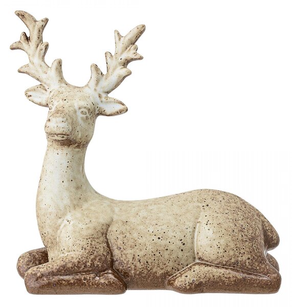 Kameninová adventná dekorácia Deer Grey