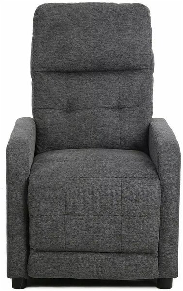 OTUS BREGO tmavosivé relaxačné polohovacie kreslo