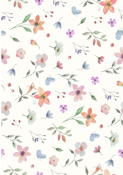 Prateľný koberec 50x80 cm Floral – Vitaus