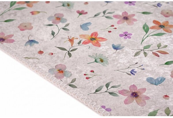 Prateľný koberec 50x80 cm Floral – Vitaus