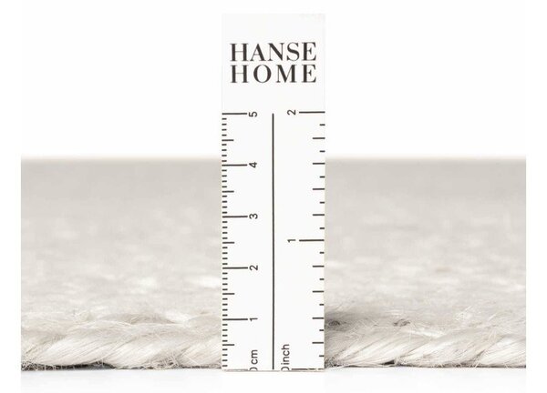 Krémovobiely obojstranný/ručne tkaný jutový koberec 160x230 cm Braided – Hanse Home
