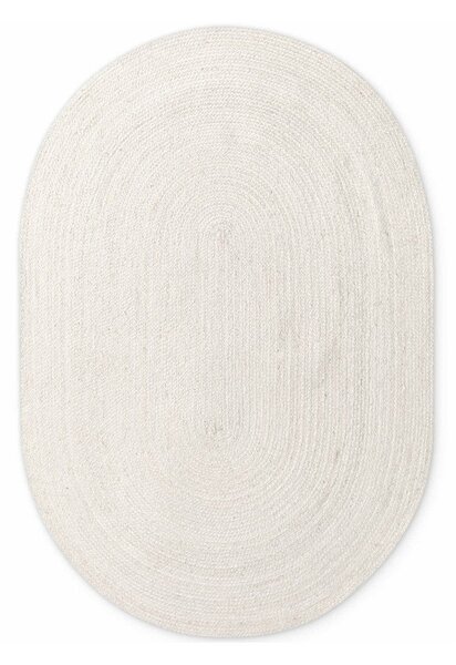 Krémovobiely obojstranný/ručne tkaný jutový koberec 160x230 cm Braided – Hanse Home