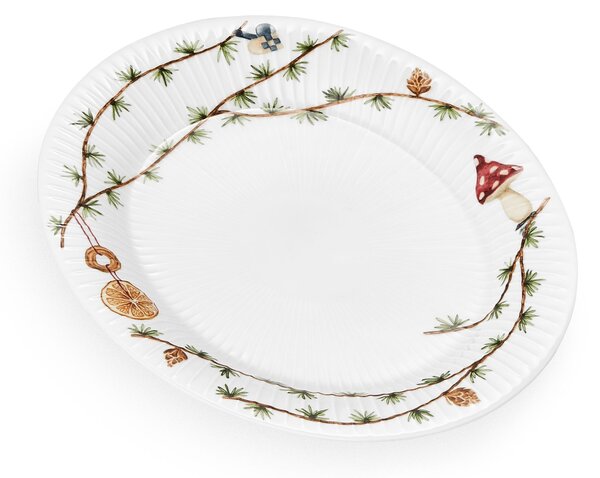 Oválny tanier Hammershøi Christmas 28,5×22,5 cm