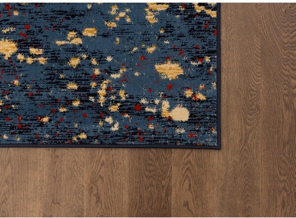Tmavomodrý koberec 50x70 cm Tonio – FD