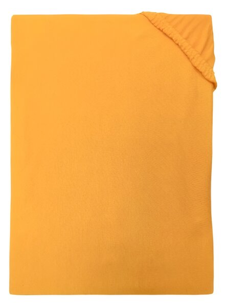 Posteľná plachta jersey svetlo oranžová TiaHome - 70x140cm