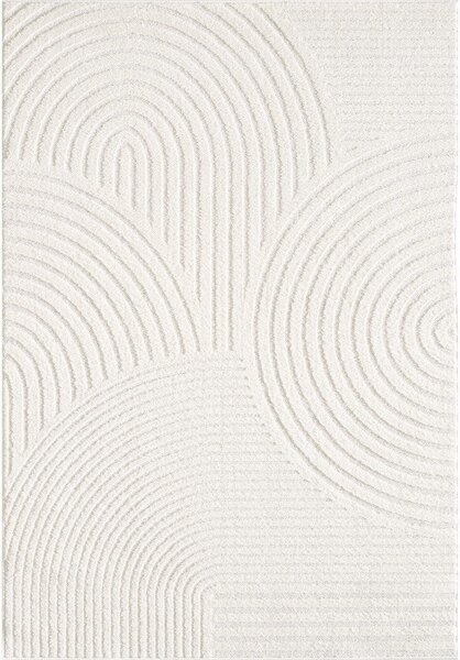 Krémovobiely koberec 120x170 cm Whirl – ESTE