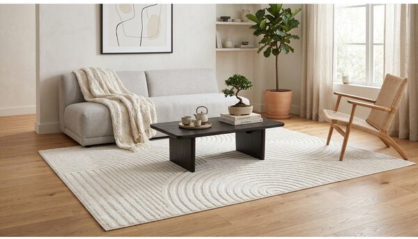 Krémovobiely koberec 120x170 cm Whirl – ESTE