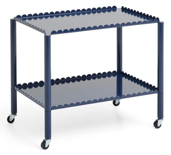 HAY Servírovací stolík Arcs Low, steel blue