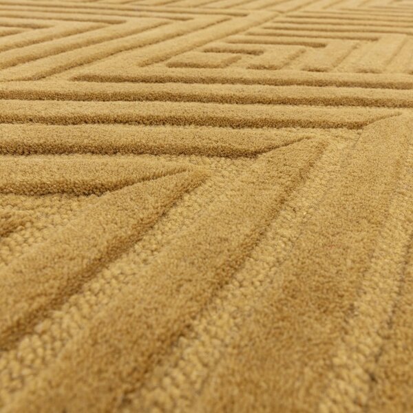 Okrovožltý vlnený koberec 160x230 cm Hague – Asiatic Carpets