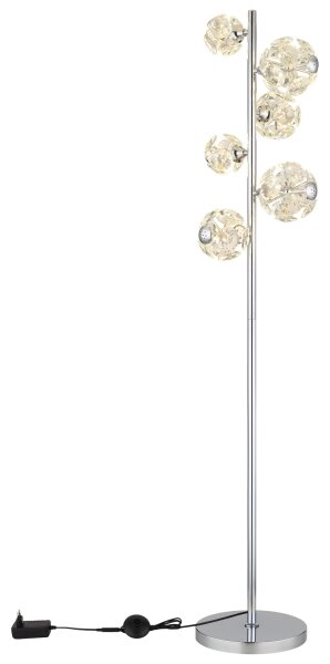 Globo 16047SC - LED stojacia lampa VIRINA LED/48W/230V